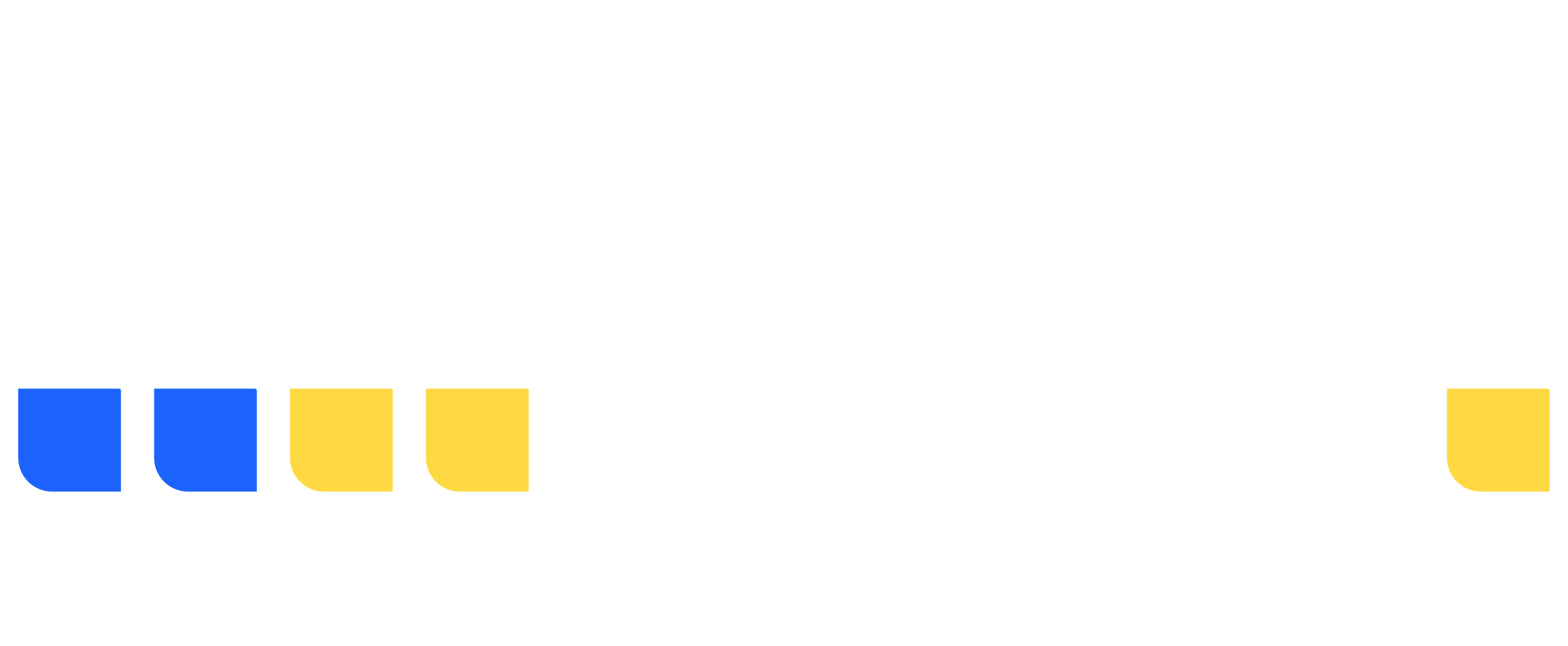 The text displays “SMART Apprenticeship Solutions, part of THE BUSY GROUP”, alongside five coloured squares: blue, yellow, yellow, blue, and yellow. The background is light grey and the wording appears in white.